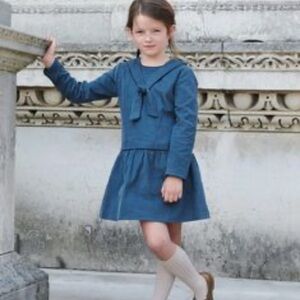 LA COQUETA

Aranda Girl Sailor Dress, Dusty Blue perfect condition